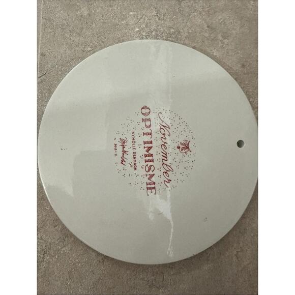 Vintage 1960s Red Bjorn Wiinblad Nymolle Denmark November Trivet Wall Plate - Picture 5 of 6